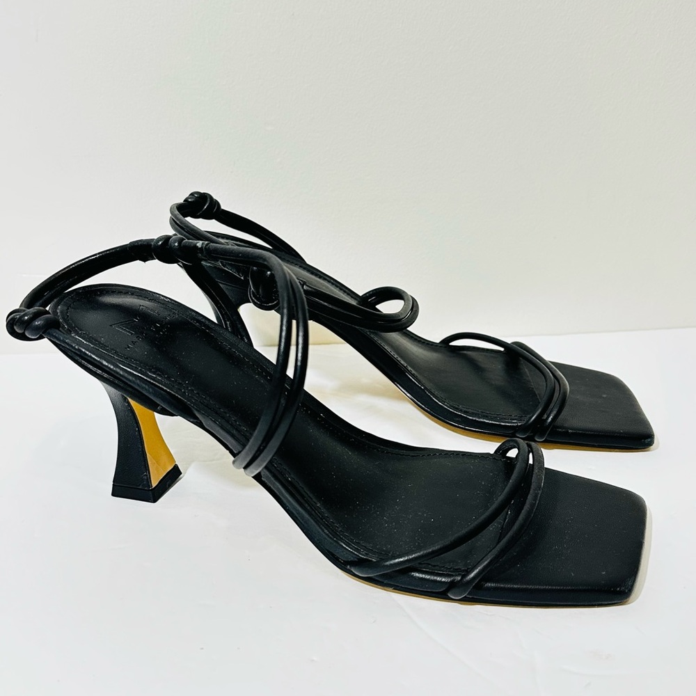 Marc Fisher Black Strappy Heels